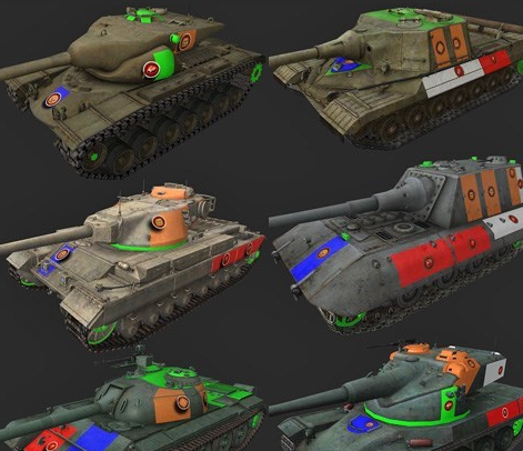моды для world of tanks с зонами пробития